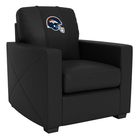 Dreamseat Silver Club Chair with Denver Broncos Helmet Logo XZ7759002CHCDBK-PSNFL20047